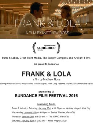 Frank & Lola poster