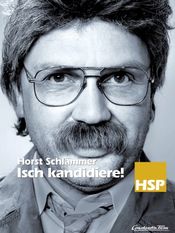 Poster Horst Schlämmer - Isch kandidiere!