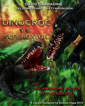 Poster Dinocroc vs. Supergator