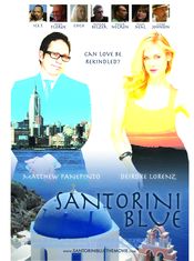 Poster Santorini Blue