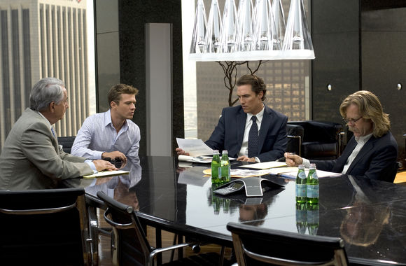 Matthew McConaughey, William H. Macy, Ryan Phillippe, Bob Gunton în The Lincoln Lawyer