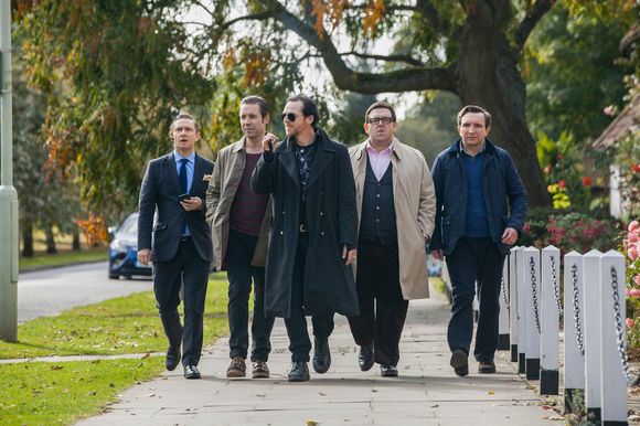 Paddy Considine, Simon Pegg, Nick Frost, Martin Freeman, Eddie Marsan în The World's End