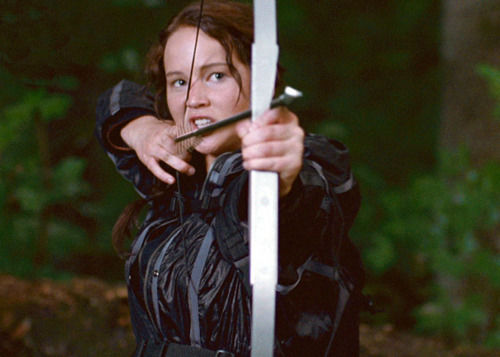 Jennifer Lawrence în The Hunger Games