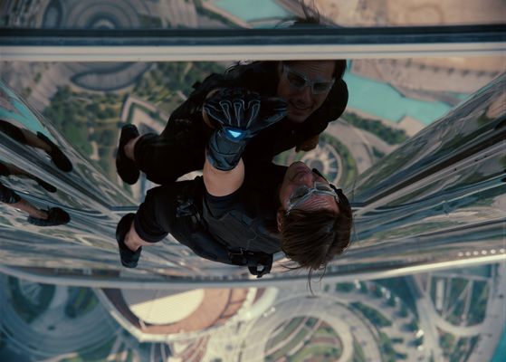 Tom Cruise în Mission: Impossible - Ghost Protocol