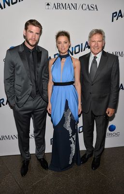 Liam Hemsworth, Amber Heard, Harrison Ford în Paranoia