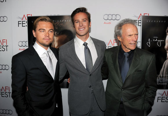 Leonardo DiCaprio, Armie Hammer, Clint Eastwood în J. Edgar