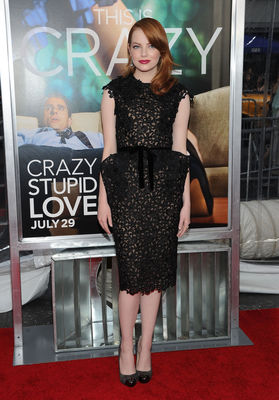 Emma Stone în Crazy, Stupid, Love.