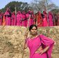 Pink Saris/Sari-uri roz