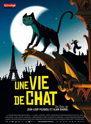 Une vie de chat poster