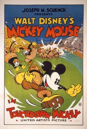 Poster Touchdown Mickey