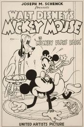 Poster Mickey Plays Papa