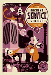 Poster Mickey's Service Station