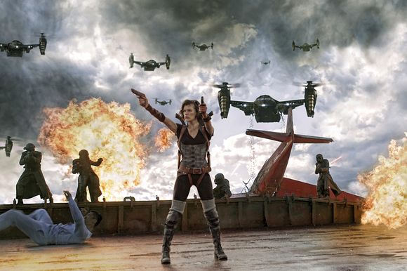 Milla Jovovich în Resident Evil: Retribution