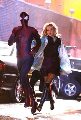Emma Stone, Andrew Garfield în The Amazing Spider-Man 2