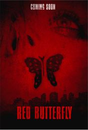 Poster Red Butterfly