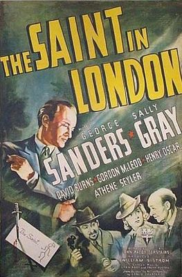 The Saint in London poster