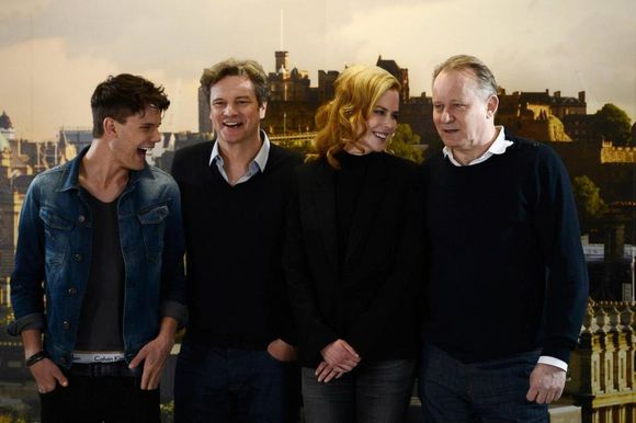 Jeremy Irvine, Colin Firth, Nicole Kidman, Stellan Skarsgård în The Railway Man