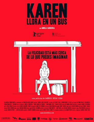 Karen llora en un bus