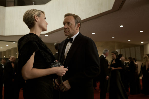 Kevin Spacey, Robin Wright în House of Cards