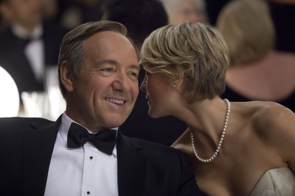 Kevin Spacey, Robin Wright în House of Cards