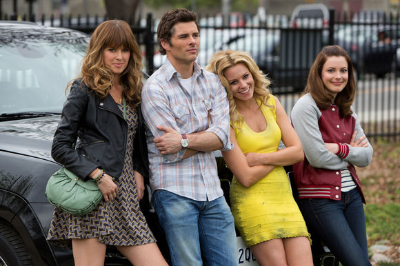 James Marsden, Elizabeth Banks, Sarah Wright, Gillian Jacobs în Walk of Shame