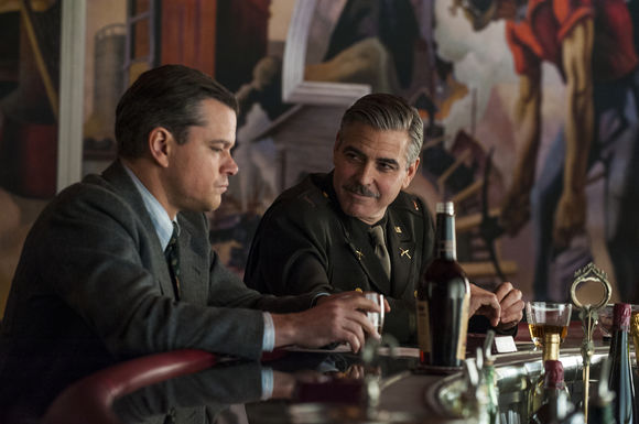 George Clooney, Matt Damon în The Monuments Men