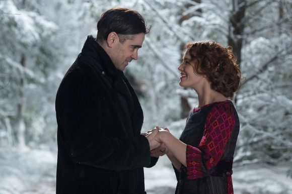 Colin Farrell, Jessica Brown Findlay în Winter's Tale