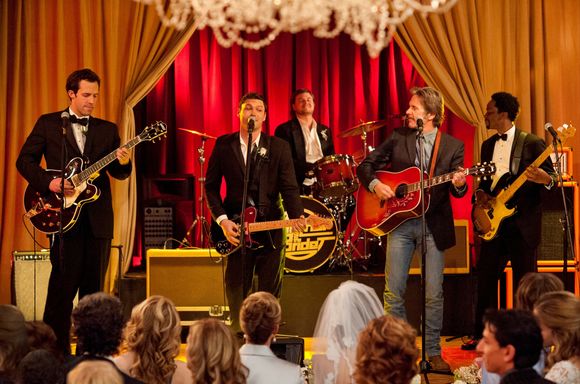 Gary Cole, Brian Austin Green, Harold Perrineau, Peter Cambor în Wedding Band