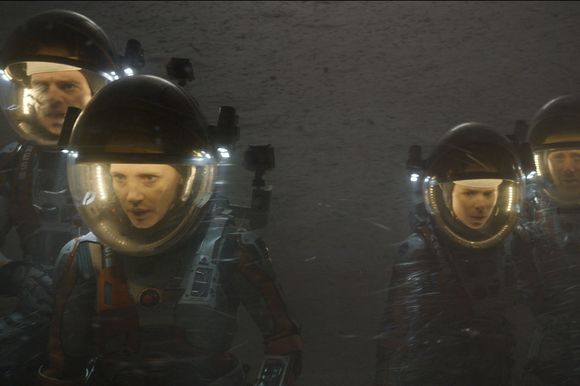 Kate Mara, Jessica Chastain în The Martian