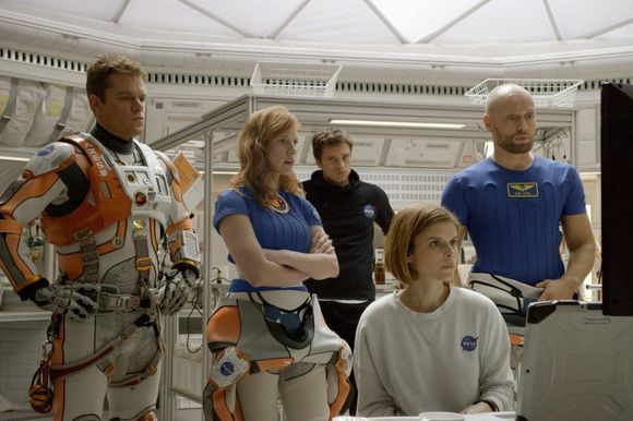Matt Damon, Aksel Hennie, Sebastian Stan, Kate Mara, Jessica Chastain în The Martian