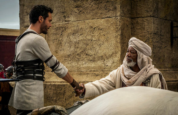 Jack Huston, Morgan Freeman în Ben-Hur