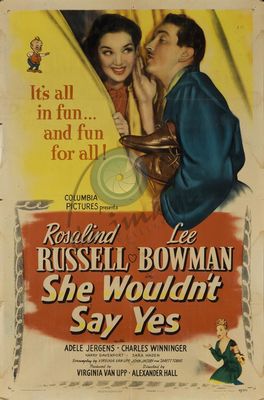 She Wouldn't Say Yes poster