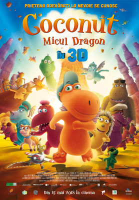 Coconut The Little Dragon 3D poster