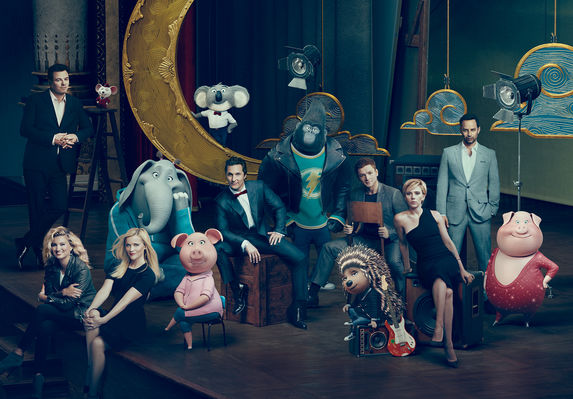 Seth MacFarlane, Tori Kelly, Reese Witherspoon, Matthew McConaughey, Taron Egerton, Scarlett Johansson, Nick Kroll în Sing