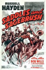 Poster Saddles and Sagebrush