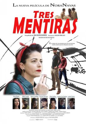 Tres mentiras poster