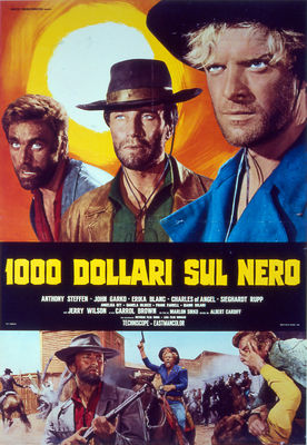 1000 dollari sul nero poster