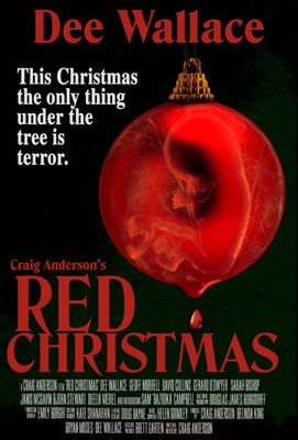 Red Christmas poster